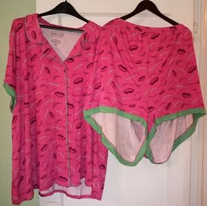 Bride of Frankenstein Super Soft Sleep Top & Short Plus Size 5X (Torrid)